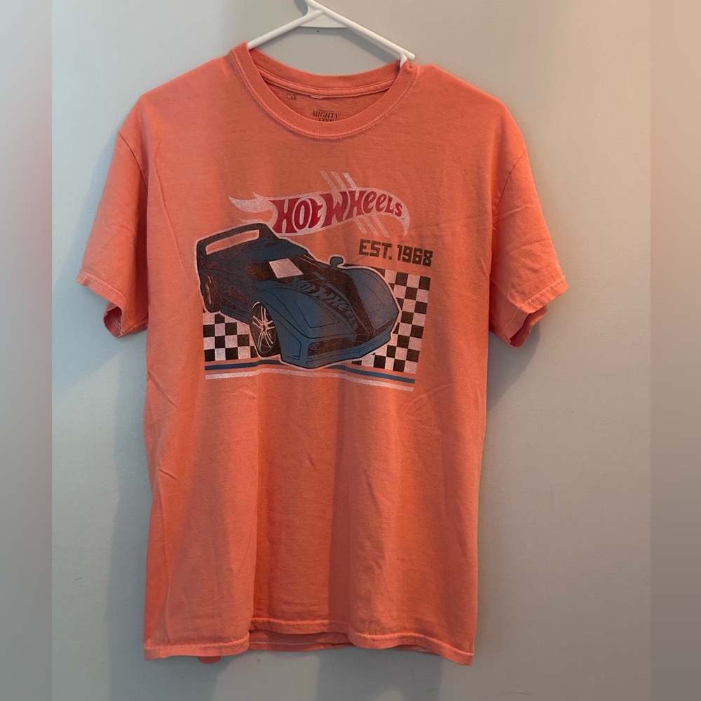 Mighty Fine Orange Hot Wheels Kids T-Shirt
